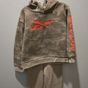 Reebok Kids Camo Sweatpants & Joggers - Tan and Red